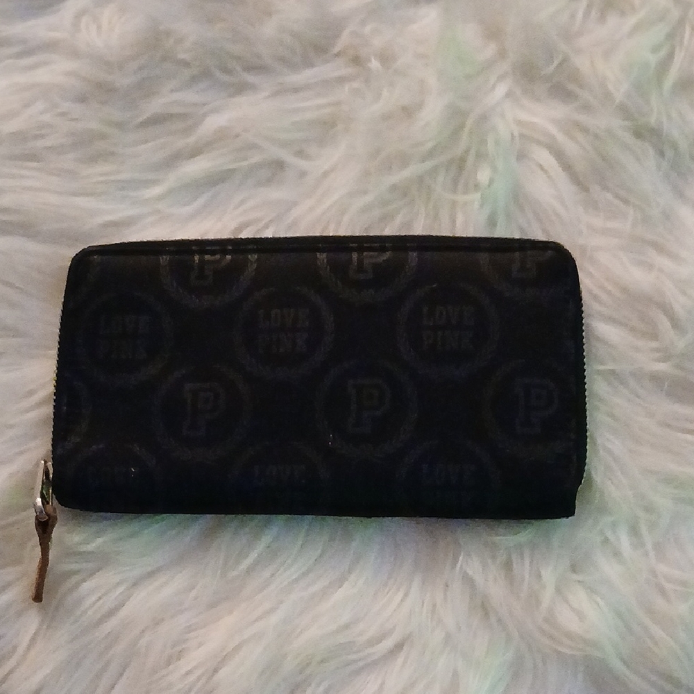 Victoria's Secret Black Key & Card Holder